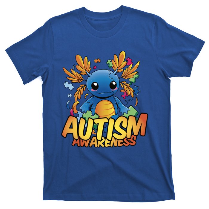 Axolotl Autism Awareness T-Shirt