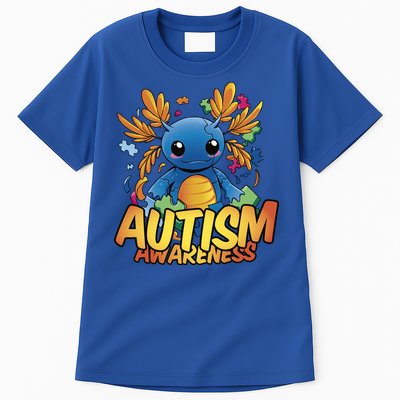 Axolotl Autism Awareness Tall T-Shirt