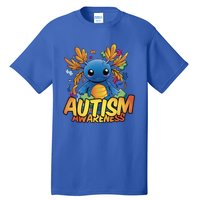 Axolotl Autism Awareness Tall T-Shirt