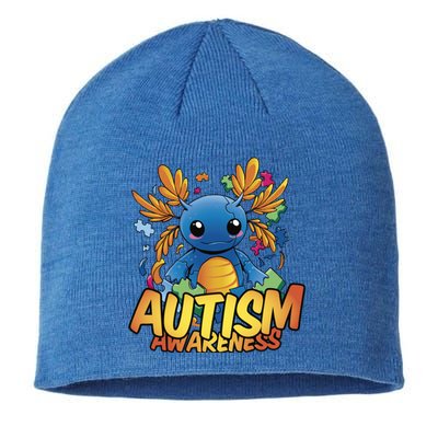 Axolotl Autism Awareness Sustainable Beanie