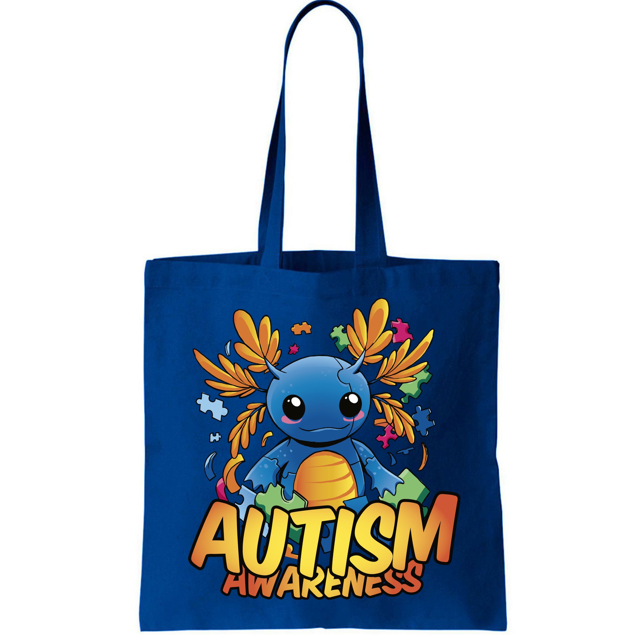 Axolotl Autism Awareness Bag