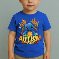 Axolotl Autism Awareness Toddler T-Shirt
