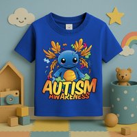 Axolotl Autism Awareness Toddler T-Shirt