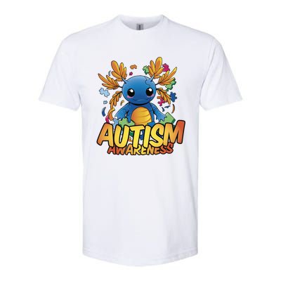 Axolotl Autism Awareness Softstyle CVC T-Shirt