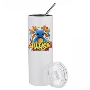 Axolotl Autism Awareness Stainless Steel Tumbler