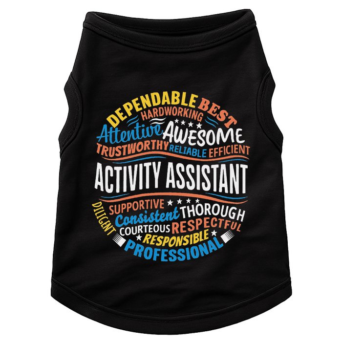 Activity Assistant Appreciation Activity Professionals Week Doggie Tank