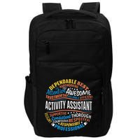 Activity Assistant Appreciation Activity Professionals Week Impact Tech Backpack