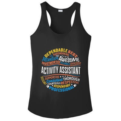 Activity Assistant Appreciation Activity Professionals Week Ladies PosiCharge Competitor Racerback Tank