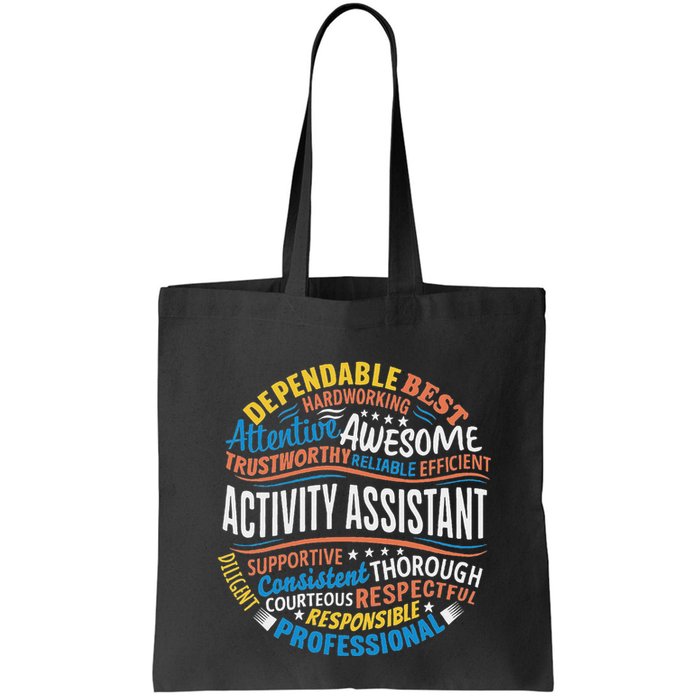 Activity Assistant Appreciation Activity Professionals Week Bag