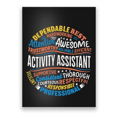 Activity Assistant Appreciation Activity Professionals Week Poster