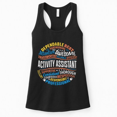 Activity Assistant Appreciation Activity Professionals Week Womens Tank Top