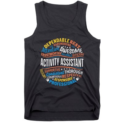 Activity Assistant Appreciation Activity Professionals Week Tank Top