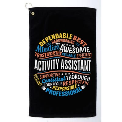Activity Assistant Appreciation Activity Professionals Week Golf Towel
