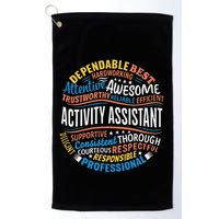 Activity Assistant Appreciation Activity Professionals Week Golf Towel