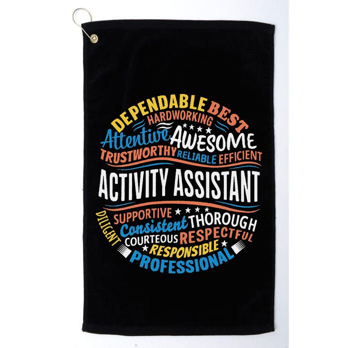 Activity Assistant Appreciation Activity Professionals Week Golf Towel
