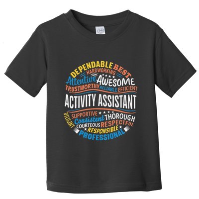 Activity Assistant Appreciation Activity Professionals Week Toddler T-Shirt