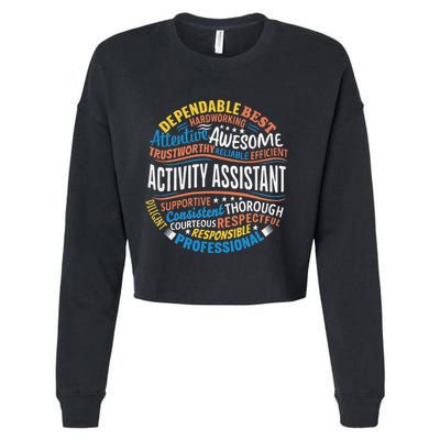 Activity Assistant Appreciation Activity Professionals Week Cropped Pullover Crew