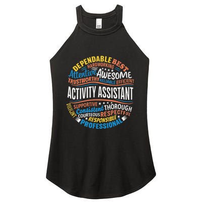 Activity Assistant Appreciation Activity Professionals Week Women's Perfect Tri Rocker Tank