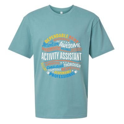 Activity Assistant Appreciation Activity Professionals Week Sueded Cloud Jersey T-Shirt