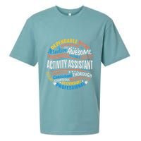 Activity Assistant Appreciation Activity Professionals Week Sueded Cloud Jersey T-Shirt