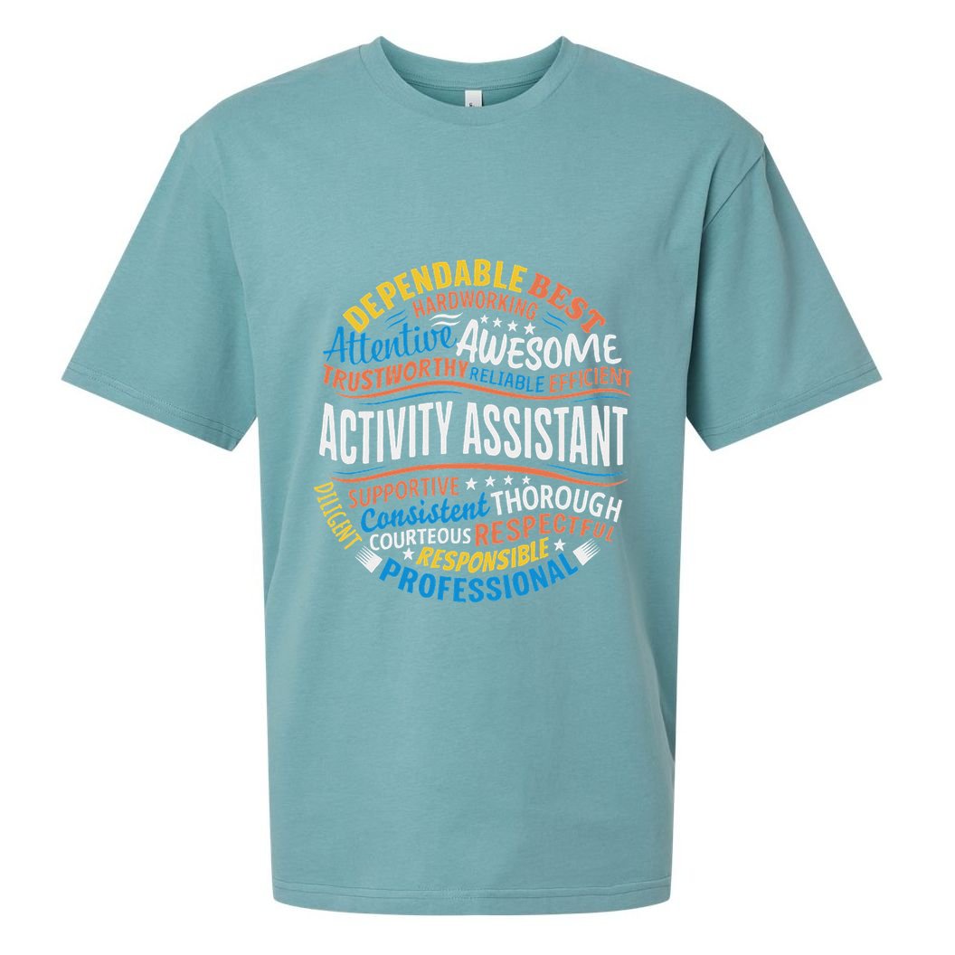 Activity Assistant Appreciation Activity Professionals Week Sueded Cloud Jersey T-Shirt