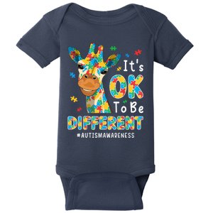 Autism Awareness Acceptance Wo Its Ok To Be Different Baby Bodysuit