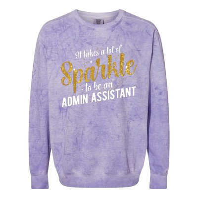 Admin Assistant Appreciation Administrative Assistant Colorblast Crewneck Sweatshirt