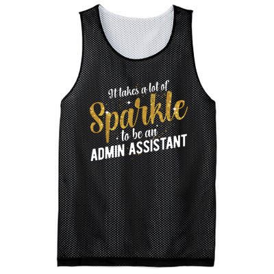 Admin Assistant Appreciation Administrative Assistant Mesh Reversible Basketball Jersey Tank