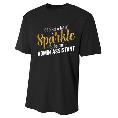 Admin Assistant Appreciation Administrative Assistant Performance Sprint T-Shirt