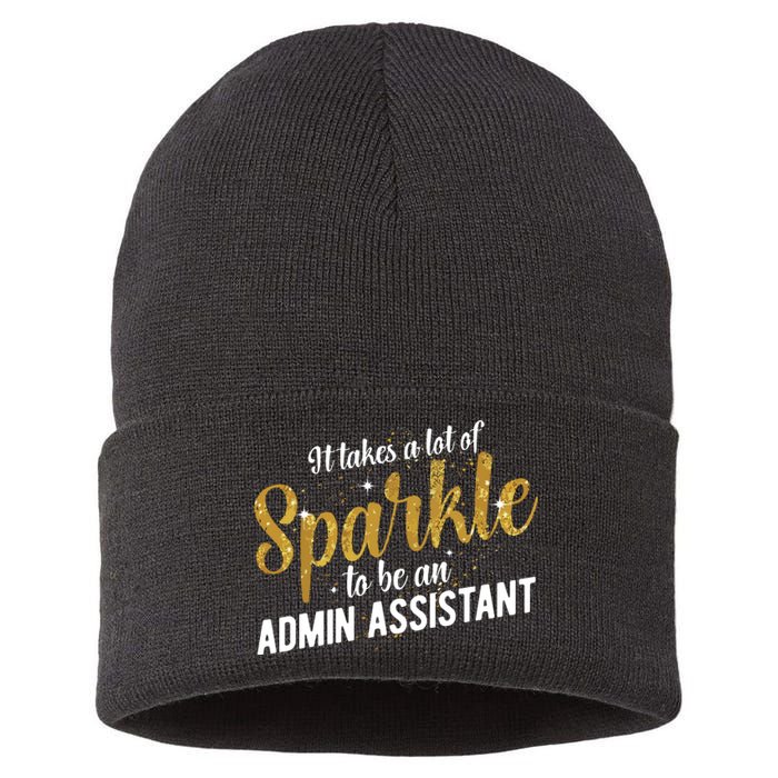 Admin Assistant Appreciation Administrative Assistant Sustainable Knit Beanie