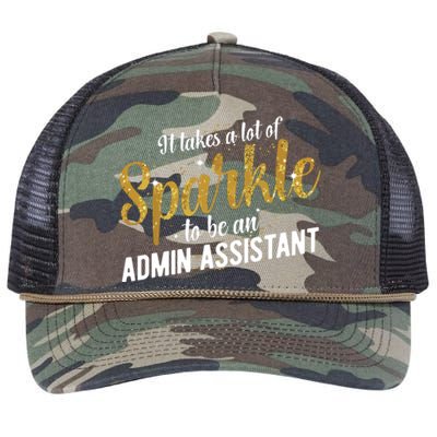 Admin Assistant Appreciation Administrative Assistant Retro Rope Trucker Hat Cap