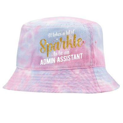 Admin Assistant Appreciation Administrative Assistant Tie-Dyed Bucket Hat