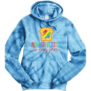 Autism Awareness Acceptance Neurodiversity Is My Jam Women Tie Dye Hoodie