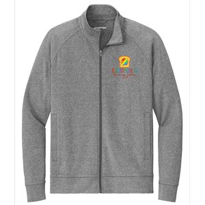 Autism Awareness Acceptance Neurodiversity Is My Jam Women Stretch Full-Zip Cadet Jacket