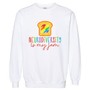 Autism Awareness Acceptance Neurodiversity Is My Jam Women Garment-Dyed Sweatshirt