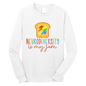 Autism Awareness Acceptance Neurodiversity Is My Jam Women Long Sleeve Shirt