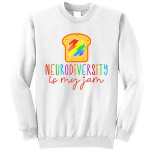 Autism Awareness Acceptance Neurodiversity Is My Jam Women Sweatshirt