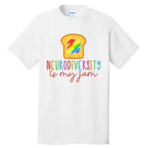 Autism Awareness Acceptance Neurodiversity Is My Jam Women Tall T-Shirt