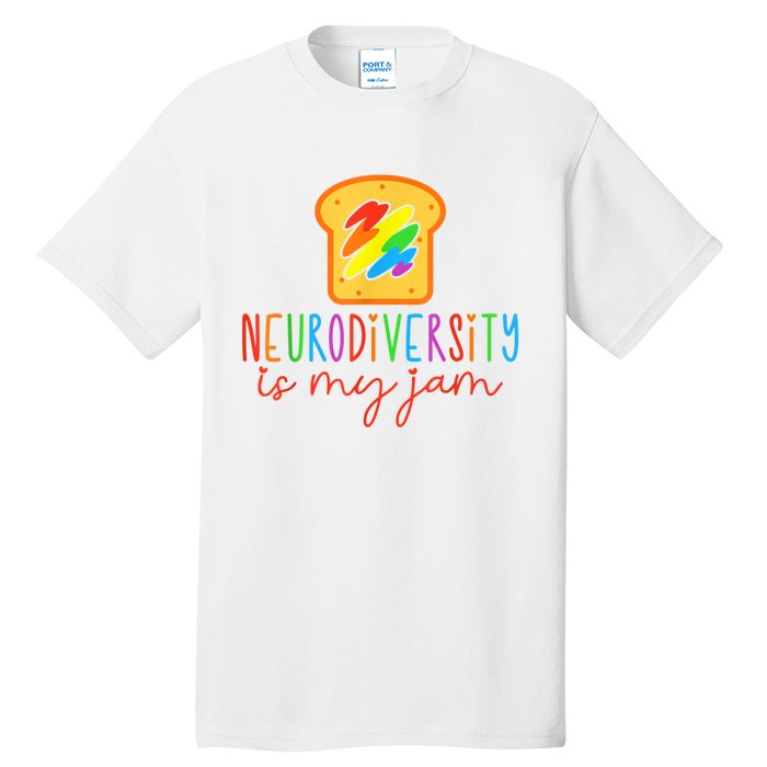 Autism Awareness Acceptance Neurodiversity Is My Jam Women Tall T-Shirt