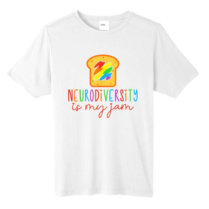 Autism Awareness Acceptance Neurodiversity Is My Jam Women Tall Fusion ChromaSoft Performance T-Shirt