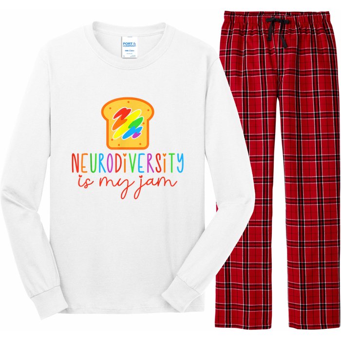 Autism Awareness Acceptance Neurodiversity Is My Jam Women Long Sleeve Pajama Set