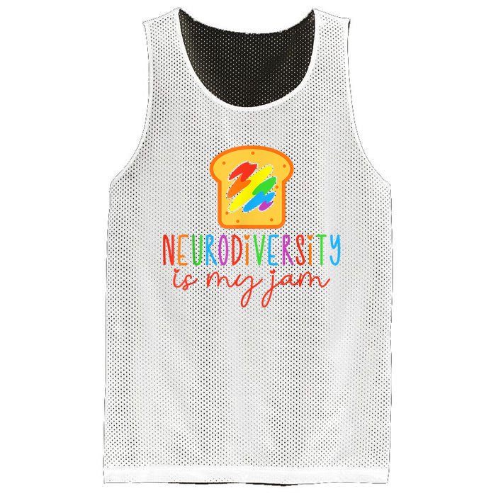 Autism Awareness Acceptance Neurodiversity Is My Jam Women Mesh Reversible Basketball Jersey Tank