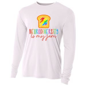 Autism Awareness Acceptance Neurodiversity Is My Jam Women Cooling Performance Long Sleeve Crew