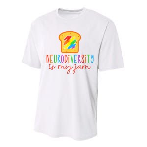 Autism Awareness Acceptance Neurodiversity Is My Jam Women Performance Sprint T-Shirt