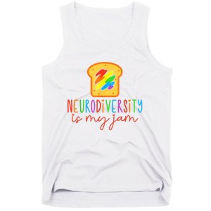 Autism Awareness Acceptance Neurodiversity Is My Jam Women Tank Top