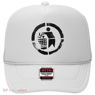 Antinazi Antifacist Antidictators Antievil High Crown Mesh Back Trucker Hat