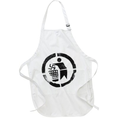 Antinazi Antifacist Antidictators Antievil Full-Length Apron With Pockets