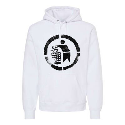 Antinazi Antifacist Antidictators Antievil Premium Hoodie