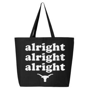 Alright Alright Alright Texas Bull Texas Pride State USA 25L Jumbo Tote