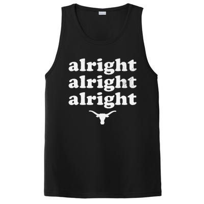 Alright Alright Alright Texas Bull Texas Pride State USA PosiCharge Competitor Tank